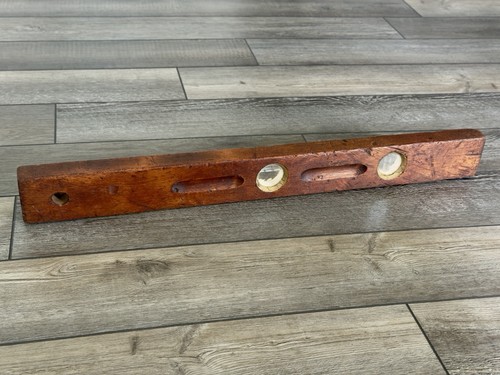 Antique wood level - antique,